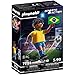 Produktbild PLAYMOBIL Sports & Action 71131 Fußballspieler Brasilien, mit Kickfunktion und Torwand, ab 5 Jahren