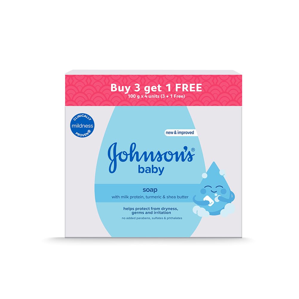 Johnson's Baby Soap 100g (Buy 3 Get 1 Free)