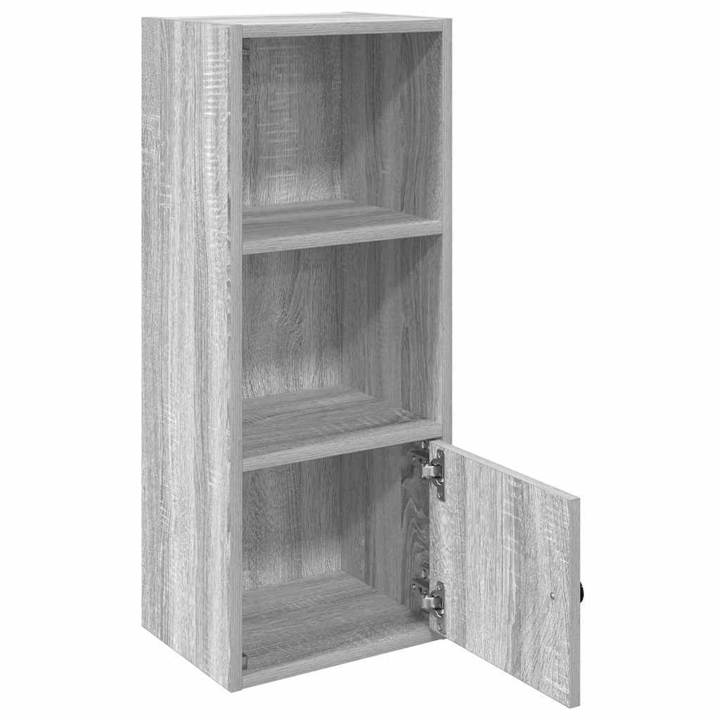 Regał na książki Sonoma szary, 31 x 24 x 77 cm, materiał drewnopochodny, do sypialni, biblioteki, biura, mieszkania