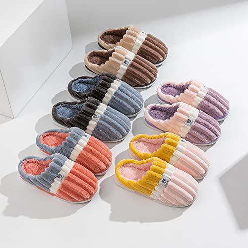 Gibobby Women's Memory Foam Fluffy Slippers: Soft, Slip-on, Winter Shoes