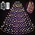 Ollny Christmas Tree Lights 400LED 8.2ft*16 Strings with Ring, 8 Lighting Modes 3 Timers Dimmable Christmas Lights Indoor/Outdoor with Remote, Waterproof for Xmas Decor (Multicolored)