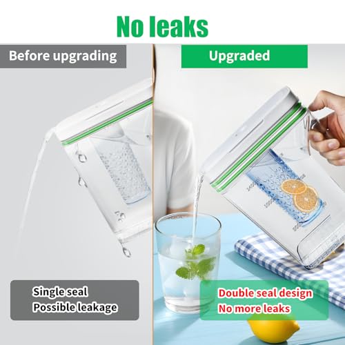 image for Vanshly Upgraded Refrigerator water Pitcher DA97-17395A Compatible Wit