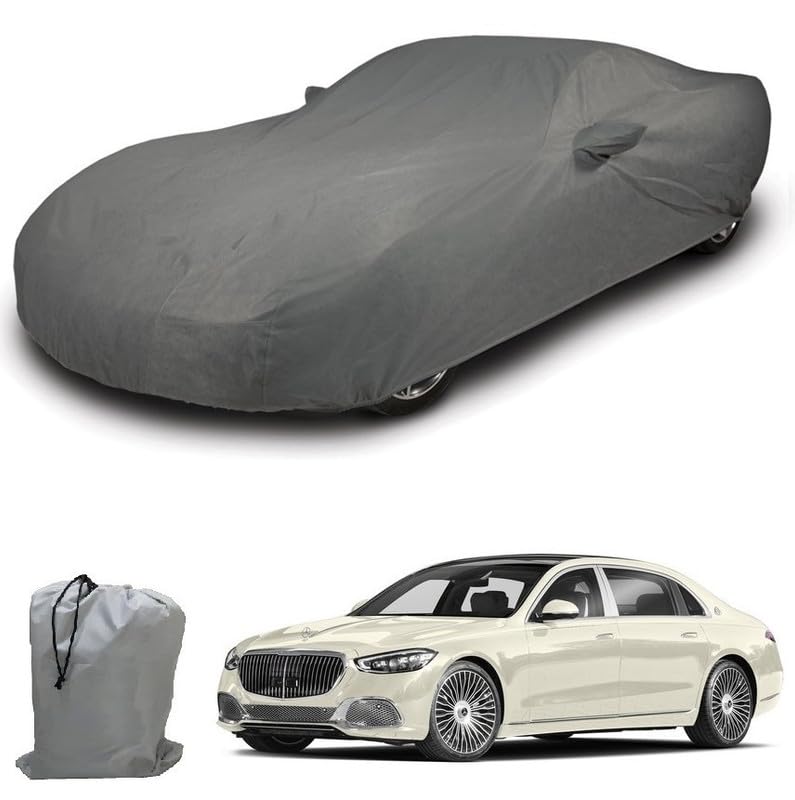 Image of ARCUATE Triple Layer Custom fit Car Body Cover for Mercedes Benz Maybach S 580 |Top Layer Dustrproof | Middle Layer Waterproof | Bottom Layer Scratch Protection | Outdoor Indoor Fabric