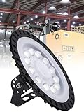 60W Deformable LED Garage Light Ceiling Light Factory Warehouse Industrial Lighting, 6000 Lumen White Light IP65 Waterproof Industrial Warehouse Mining Lamp- LED High Bay Lighting E27 (Cold White)