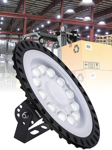 LED High Bay Light 50W, 5000LM UFO LED High Bay Light, 6000K High Bay LED Lights, IP54 Warehouse LED Lights Commercial Warehouse Area Light, Bay Lights-Bay Lighting for Garage Factory Workshop Gym
