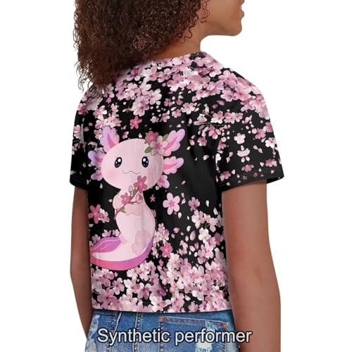 Image of 4th of July Shirt for Girls 7-8 Years US Flag Crop Tops Kids Outfit Independent Day Graphic Tee-