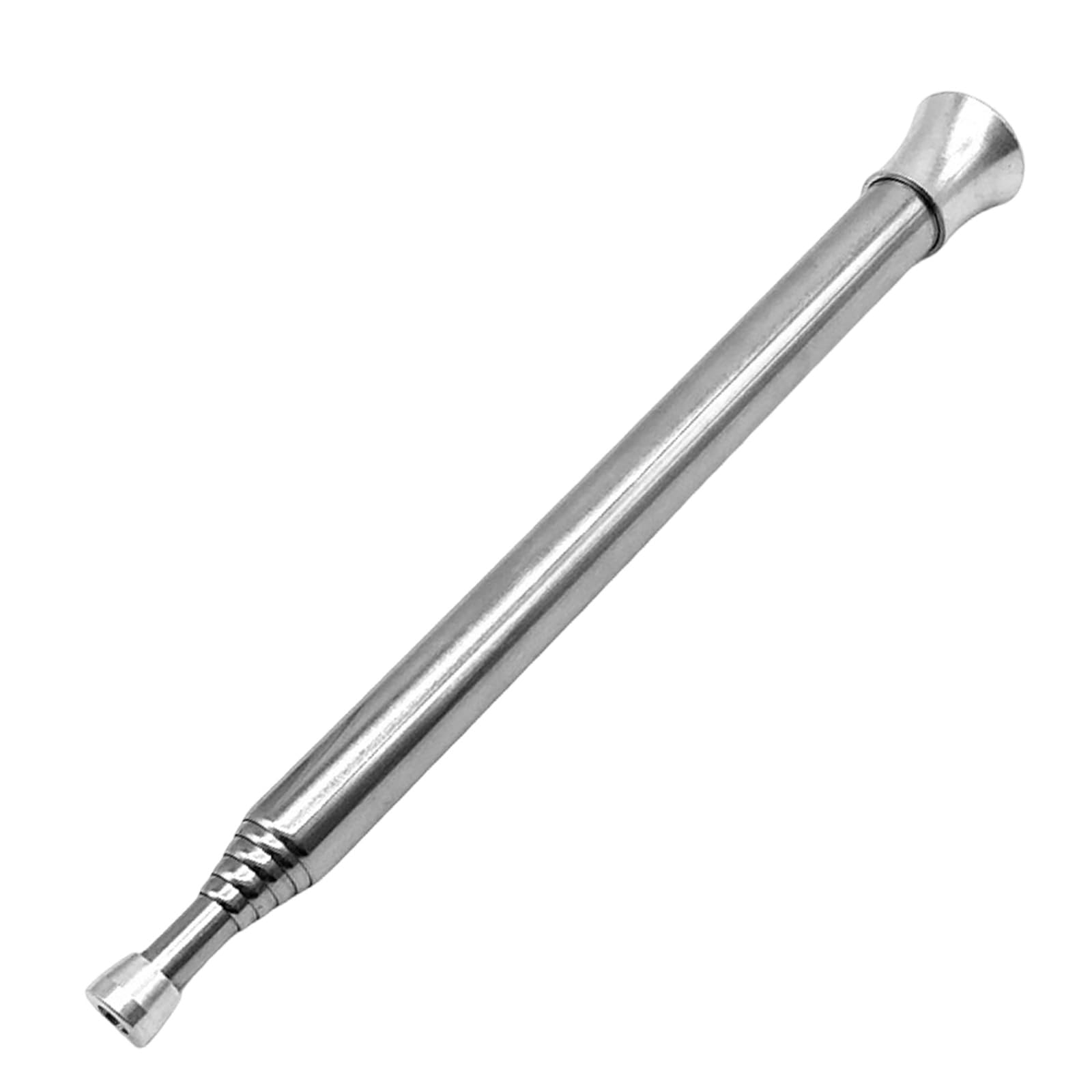Telescopic Fire Blower Pipe, Stainless Steel Portable Fire Bellows, 1.6m Extendable Blow Fire Tube, Heat-Resistant Campfire Tool for Camping, Hiking, Fireplace, BBQ & Outdoor Activities