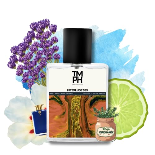 Image of TMPerfumehouse Interlude 533 EDP for Men | Smoky, Resinous & Long Lasting Perfume Spray | Amber, Smoky & Woody Fragrance | Luxury Gift for Him | TMPH | 50ml