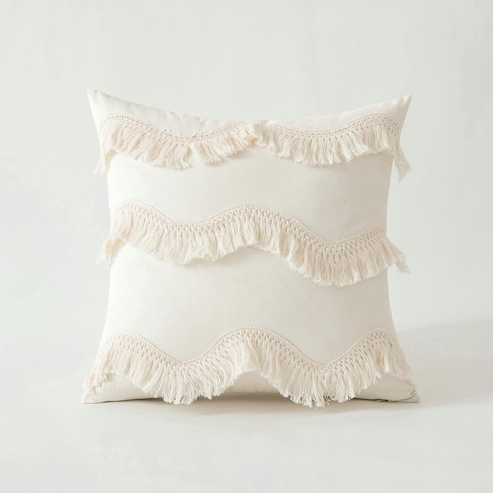 Housse de coussin en dentelle bohème pour sublimer le canapé du salon et les oreillers de lit