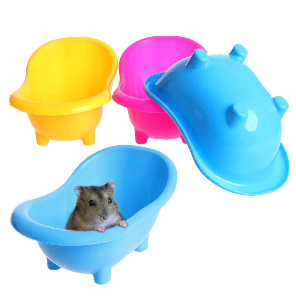 Pets Empire Hamster Plastic Sand Bathtub | Bathtub for Hamster/Dwarf/Gerbil/Chinchilla/Mice | Small Animal Supplies | Beds Hammocks & Nesters | (Colour May Vary, 15.5 x 8.50 cm) (B08283M993) Amazon Price History, Amazon Price Tracker
