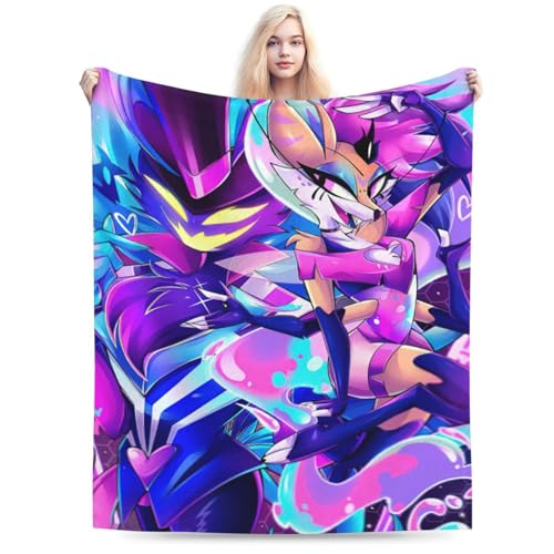 ヘルヴァ・ボス 毛布 ブランケット 大判 フリーサイズ 暖かい 軽量 ふわふわ 一人用 ソファ ベッド オフィス 膝掛け 洗える 秋冬80"x60"