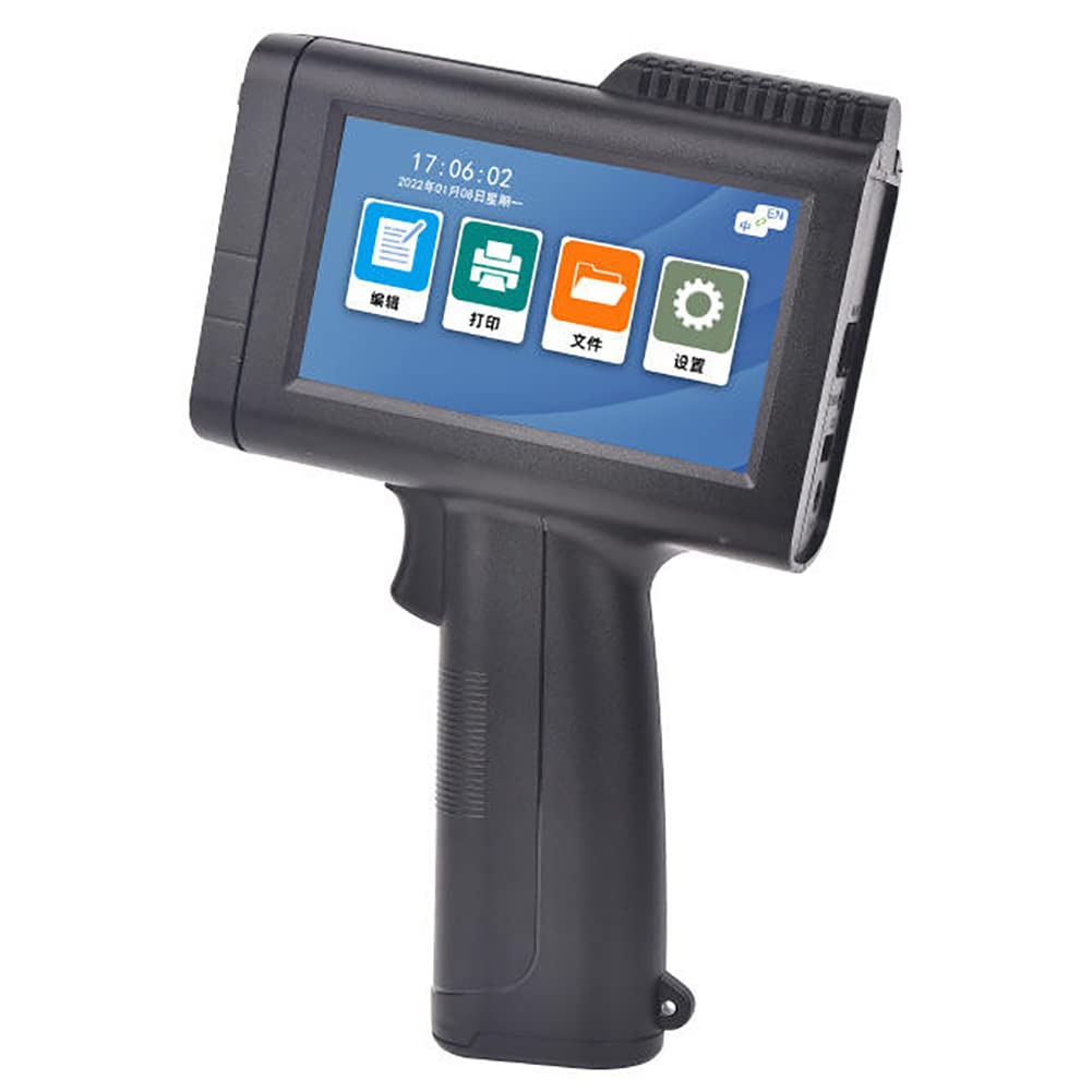 Imprimante jet d'encre portable séchage rapide 12.7mm écran tactile 4.3" 24 langues