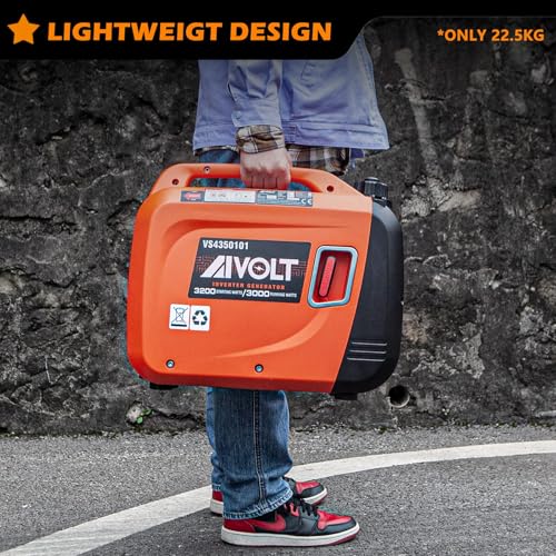 AIVOLT Inverter Generator 4300W Gas Powered Portable Generator