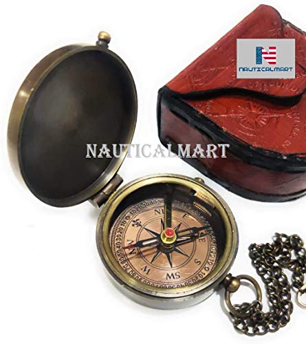 Brújula de Latón NauticalMart con Estuche miniatura 4