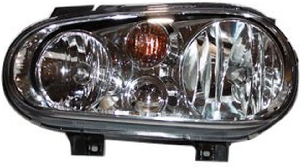 TYC Left Headlight Assembly Compatible with 1999-2002 Volkswagen Golf