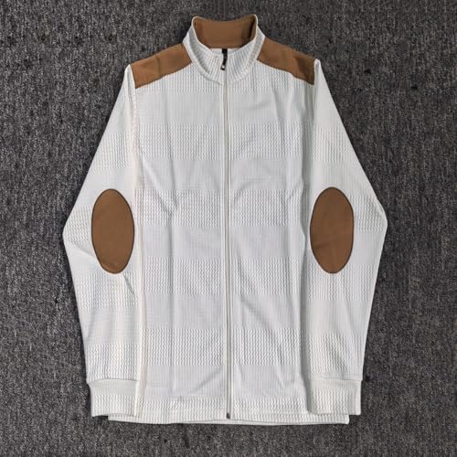 Mens Petite to Plus Size Slimming Raglan Sleeve Ribbed Knit Cardigan Sweaters Zip Up Stand Collar Knitted Sweater3