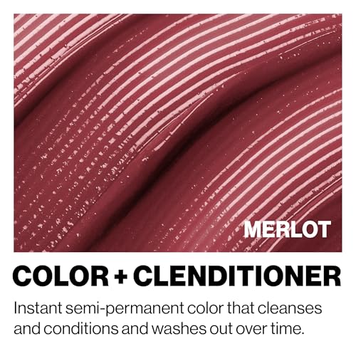 Image of Keracolor Color + Clenditioner 3-in-1 Color-Depositing Conditioner, Gentle Cleansing Conditioner Infusing Semi-Permanent Hair Color, 23 Shades, 12 Fl Oz