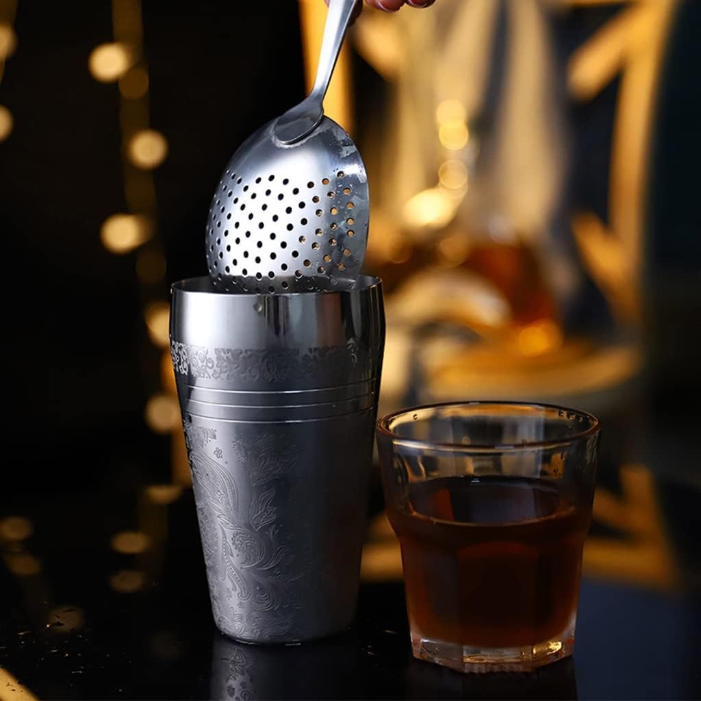Cocktail Strainer Spoon Bar Strainer with Handle for Drink Homes Kitchen Bar