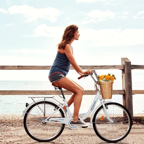 Max4out 24 Inch Rattan Basket Bike
