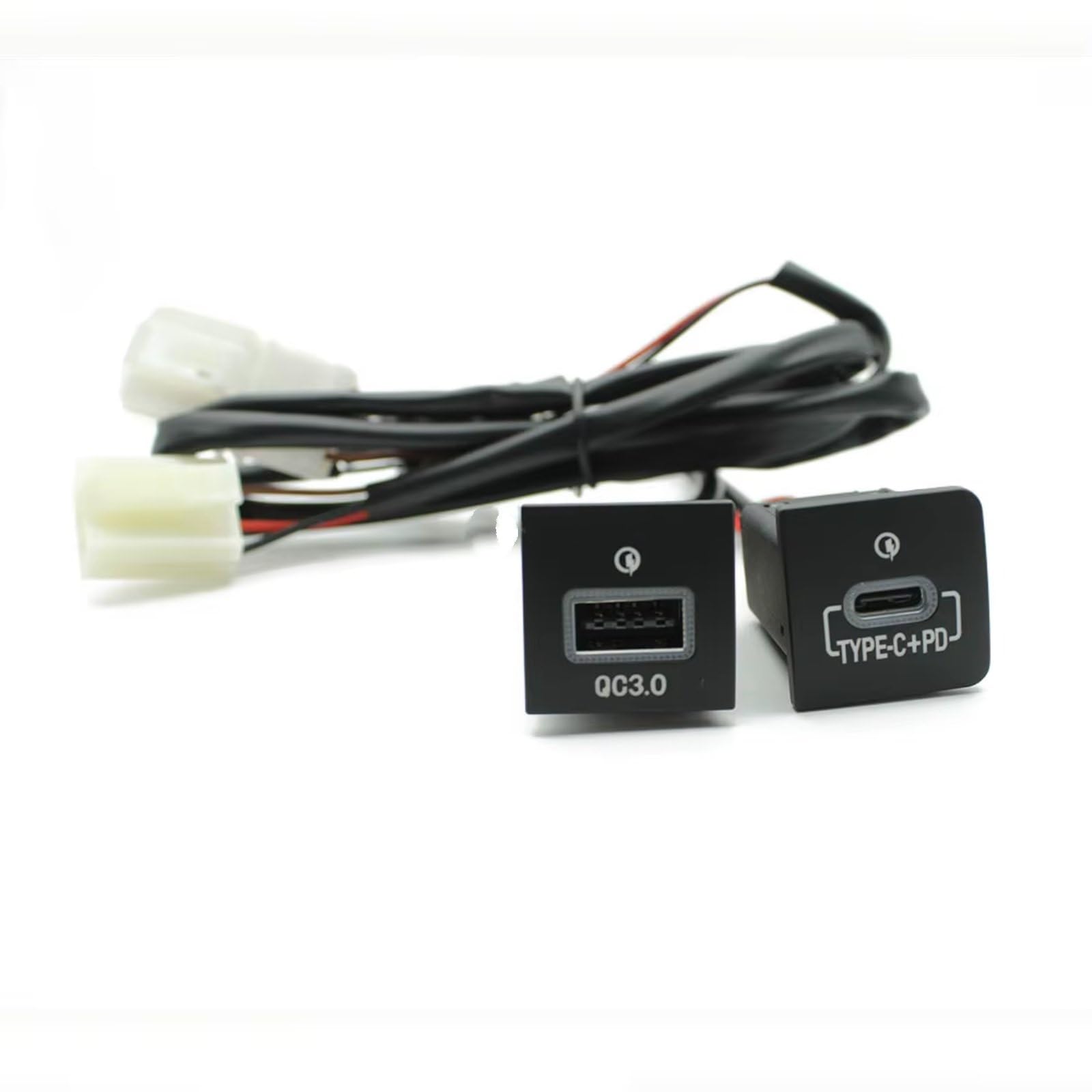 Auto Porta USB Centro Compatibile Con Per Golf 6 Per MK6 2006-2012 Auto Rapida Caricatore Dual QC3.0 PD Presa Del Telefono Adattatore Interfaccia Presa USB