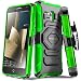Evocel® Alcatel OneTouch Fierce XL [New Generation] Rugged Holster Dual Layer Case [Kickstand][Belt Swivel Clip] For Alcatel OneTouch Fierce XL (2015 Release), Green (EVO-ALFXL-XX12)