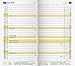 Produktbild rido/idé 7046830 Taschenkalender/Plankalender M-Planer Ersatzkalendarium (2 Seiten = 1 Monat, 87 x 153 mm, Karton-Umschlag, Kalendarium 2020)
