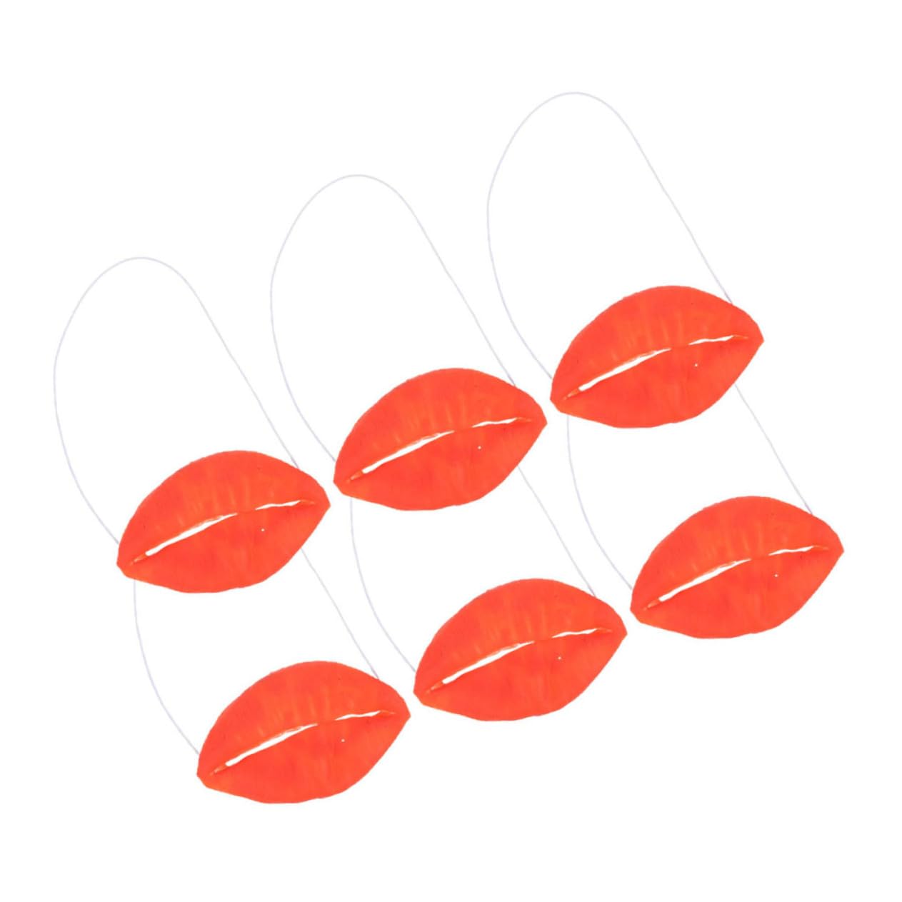 BESTOYARD 30pezzi Giocattoli Di Labbra Divertenti Per Feste Di Labbra Rosse Per Pesce Aprile Accessori Per Costumi Di Carnevale e Halloween Prop Per Cosplay e Scherzi