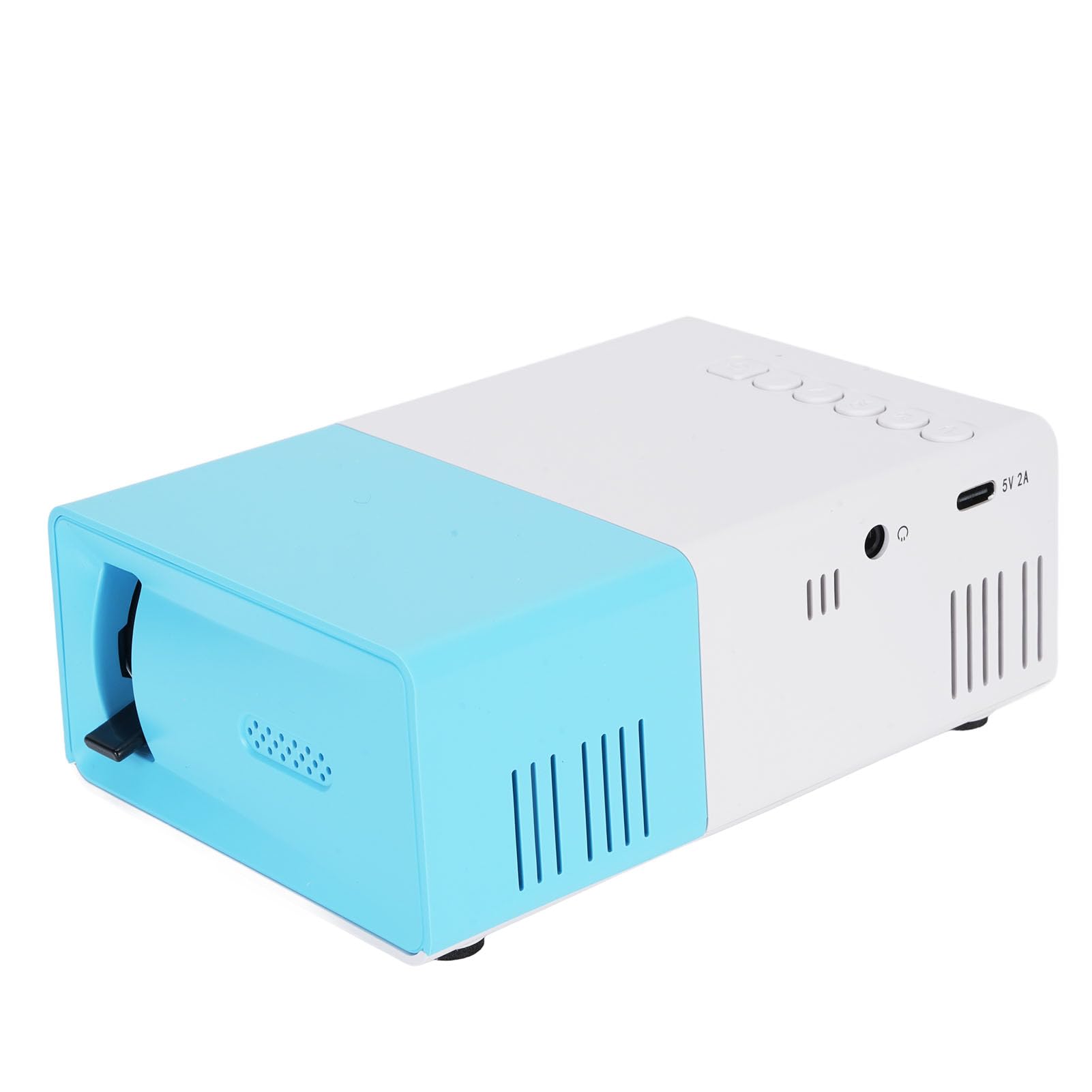 VBESTLIFE Proiettore Intelligente, Mini Proiettore Portatile Full HD 1080p, Compatibile con il Laptop con Stick Smartphone TV, per Home Theater Outdoor Camping