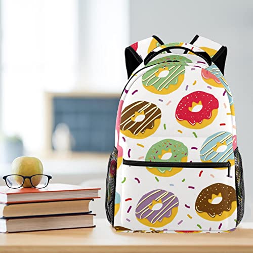 Sac à dos pour livres d'école motif de beignets légers garçons et filles - 6