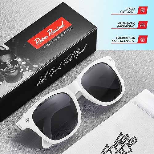 Image of Retro Rewind Kids Sunglasses for Boys Girls Age 3-12 - Shatterproof UV400 Toddler Children Sun Glasses