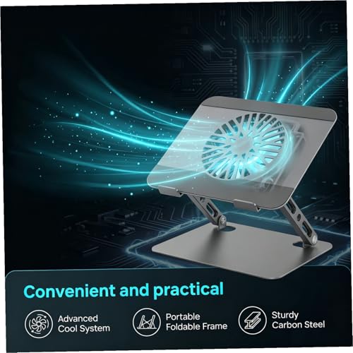 Soporte para Laptop Cabilock con Ventilador RGB Plegable miniatura 3