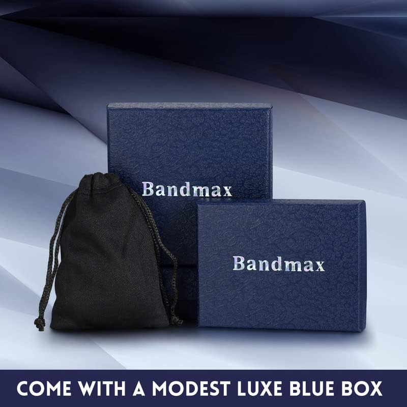 Bandmax Stainless Steel Skull Bracelet for Men Black Skull Charm Link Charm Bracelet Punk Biker Wirstband Bangles Masculine Jewelry