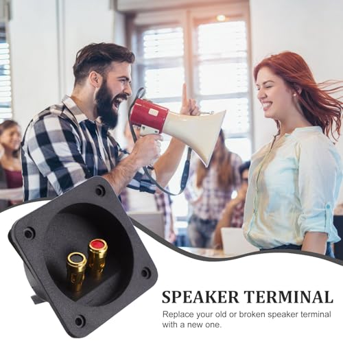 Terminal de Altavoz Caja Acústica de Aleación de Zinc y ABS de Alta Durabilidad 7