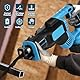 Akku Säbelsäge kompatibel mit Makita 18V Akku, Reciprosäge Elektrische 3500RPM mit 4 Sägeblätter für Schneiden Holz und Metall, 32 mm Hublänge(Keine Batterie)
