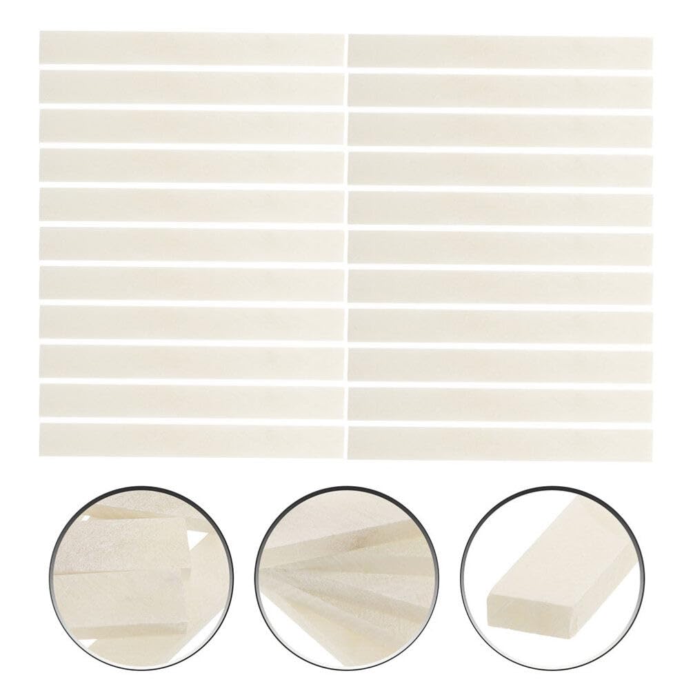 Artibetter 36pièces Crayon Stéatite Naturelle Blanc Stylo Plat Stéatite pour Marquage sur Tôles Acier Outil de Soudage Professionnel