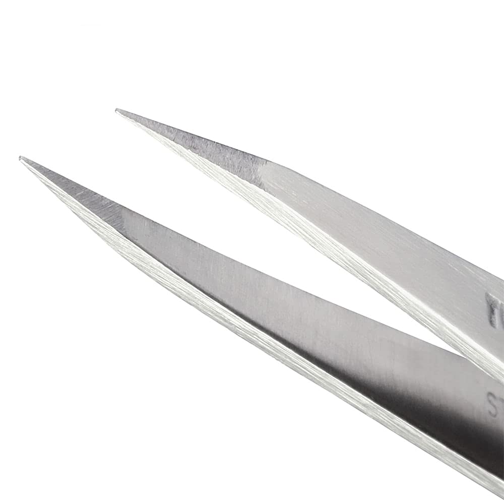 Tweezerman Pinzas de punta de acero inoxidable