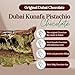 Dubai Chocolate Bar with Kadayif and Pistachio Cream Dubai Kunefe knafeh Chocolate Candy Small Gifts for Snack Treats Kids Family & Friend (100g, 1, Count)