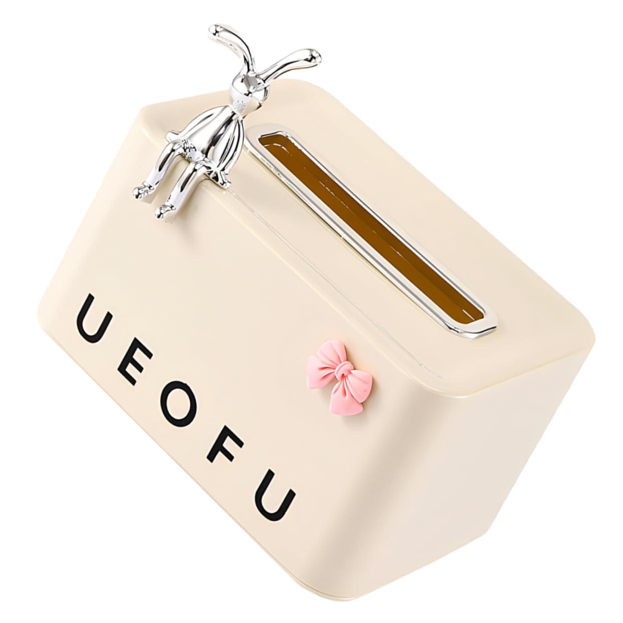 Beatifufu Elegant Retro Tissue Container Rectangle Tissue Box Napkin Boxes Tissue Holder Paper Towel Container