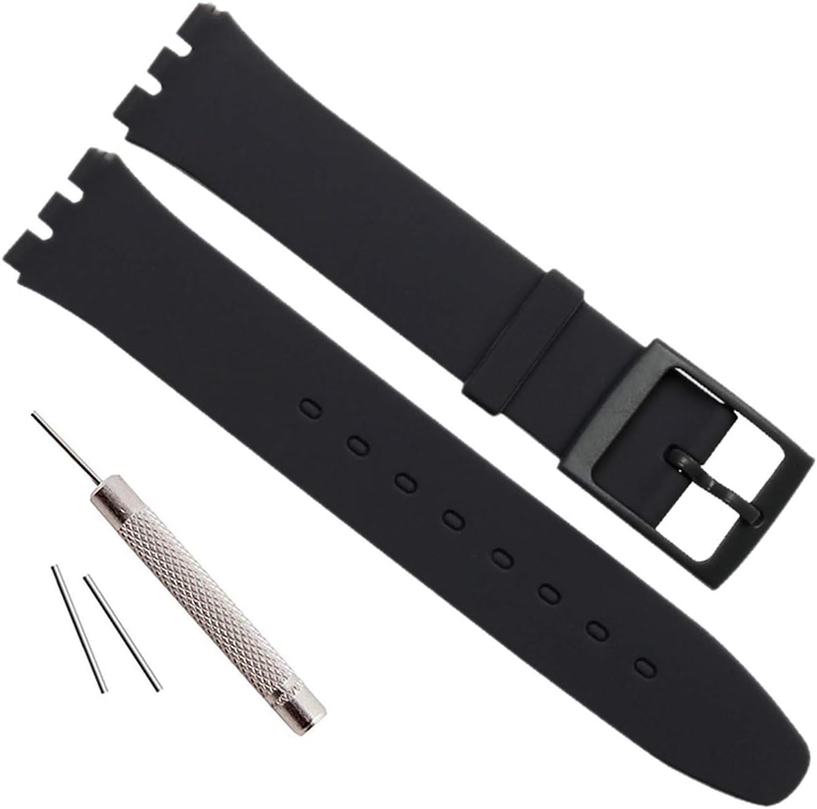 Ultra-thin Replacement Waterproof Silicone Rubber Watch Strap Watch Band for Swatch Skin Series