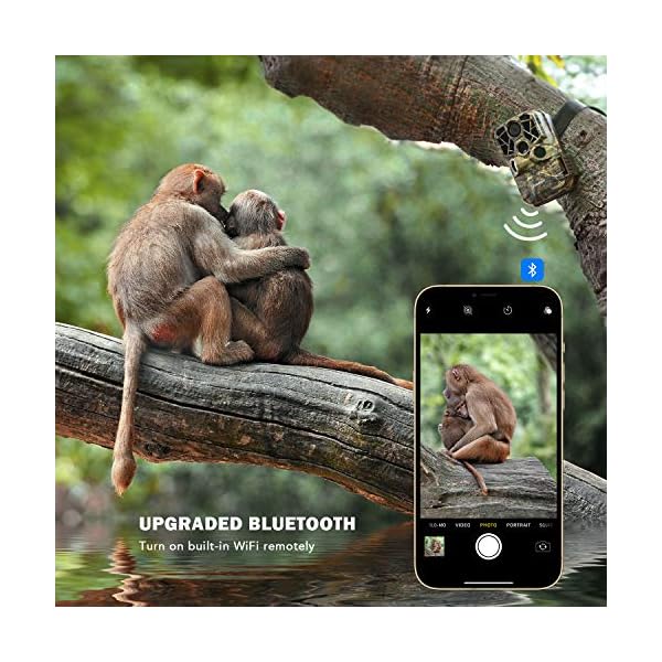 usogood 4K/24MP Wildkamera WLAN Handyübertragung, Wildtierkamera mit Nachtsicht Bewegungsmelder, Unsichtbare 940nm LED… – Bild 3