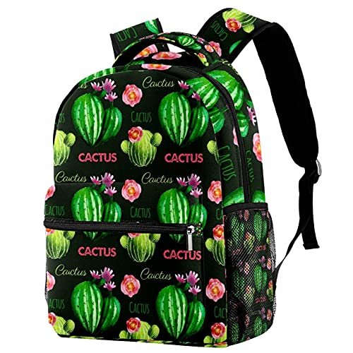 Sac à dos de voyage cactus pour l'école et les sorties des enfants