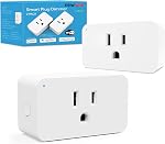 New One 2 Pack 2.4G WiFi Dimmable Smart Plug, Smart Outlet, Dimmer Plug, Alexa, Google Assistant, No Hub Required