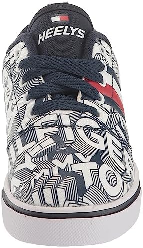 Heelys Pro 20 Print Wheeled Heel Shoe, Navy/White, 1 US Unisex Little Kid | Image 1