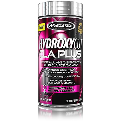 Hydroxycut CLA Plus, Non Stimulant Weight Loss for Women, CLA Designed for Active