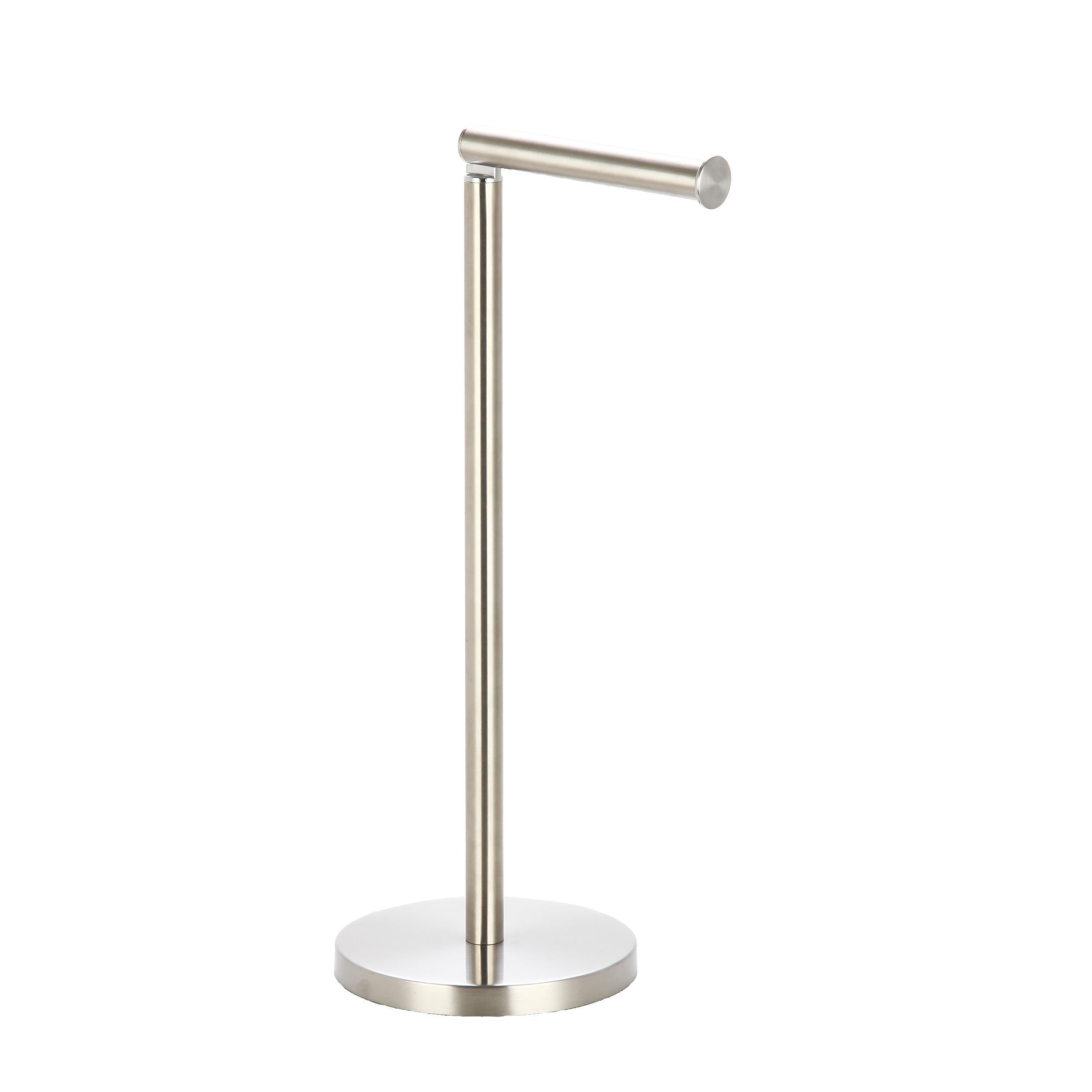 MSV Support de Porte Rouleau Papier Toilette WC + Support pour Rouleaux de Rechange 2 en 1 en Acier Inoxydable