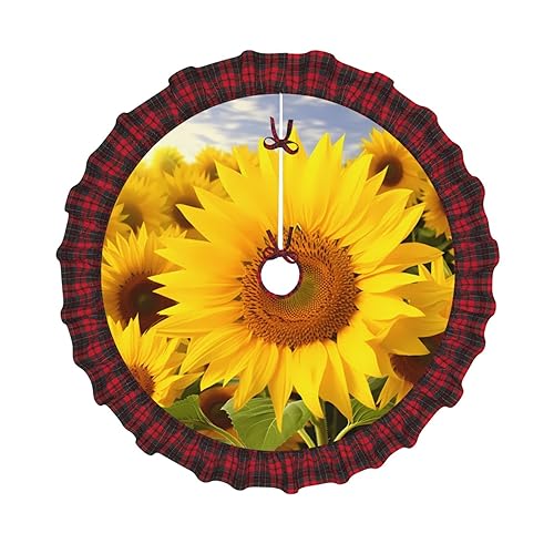 Jupe de sapin de Noël imperméable 122 cm pour protéger le sol des taches - 3