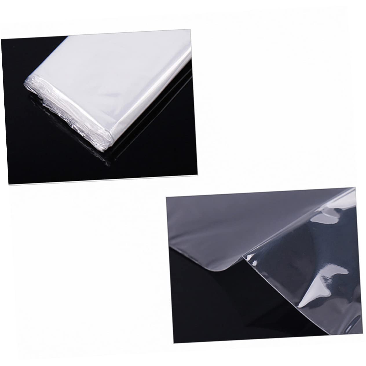 Pof Shrink Wrap Bags 100Pcs Heat Seal White Soft Bags