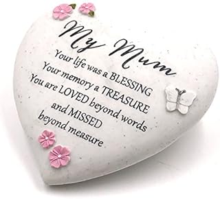 Graveside Memorial My Mum Remembrance Heart Ornament