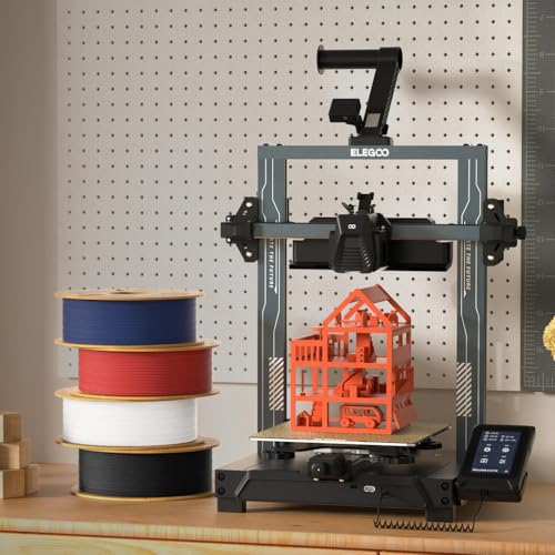 Image of ELEGOO Matte PLA 3D Printer Filament 1.75mm | Precision ±0.02mm | Matte Finish, Tangle-Free | 1KG Spool | Reliable Adhesion | Compatible with FDM Printers (Slate Grey)