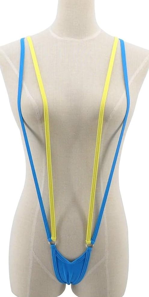 Image of M.A.1 Women's Swimsuit Suspender Straps, Black, Adjustable Double Strap Design